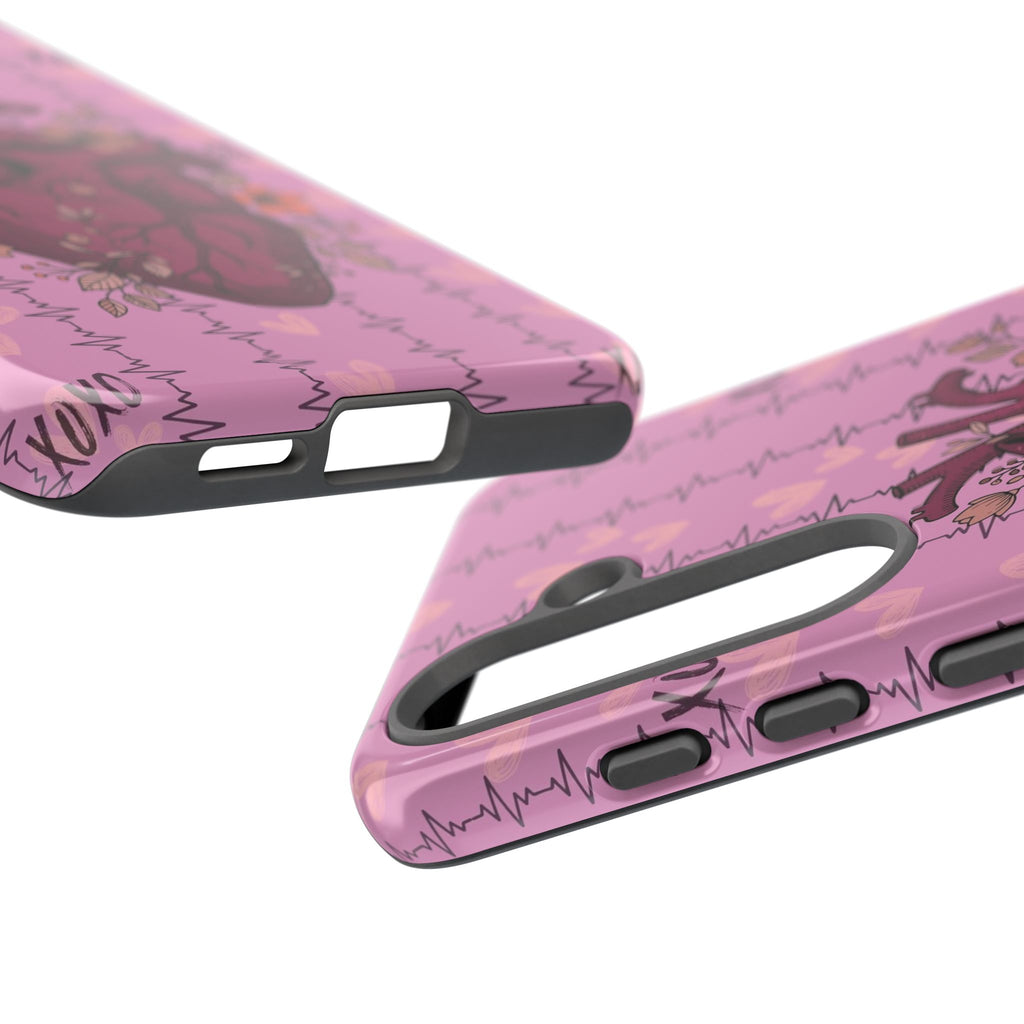 Pink Anatomical Heart Phone Case