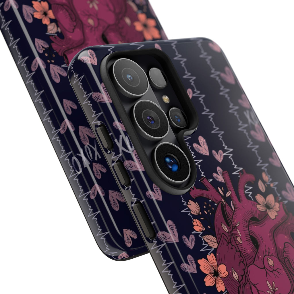 Dark Anatomical Heart Phone Case