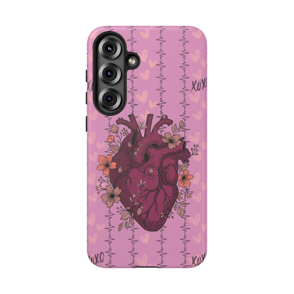Pink Anatomical Heart Phone Case