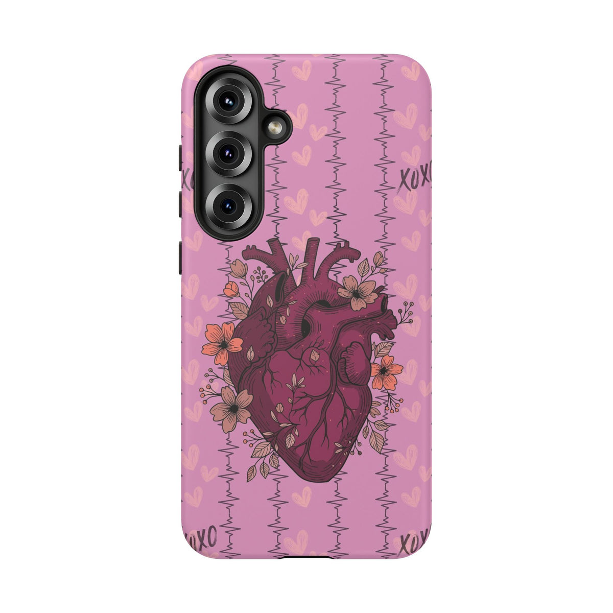 Pink Anatomical Heart Phone Case