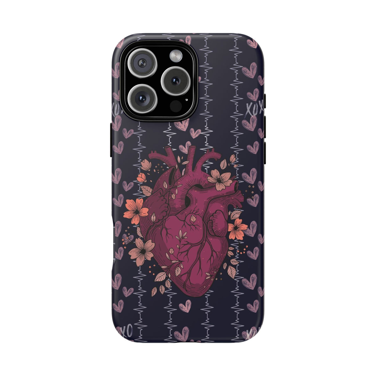 Dark Anatomical Heart Phone Case