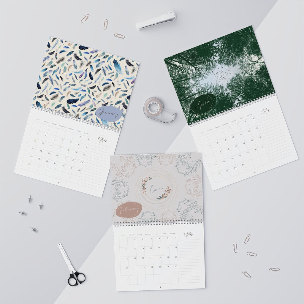 2027 Bethink Wall Calendar — Monthly Planner with Notes