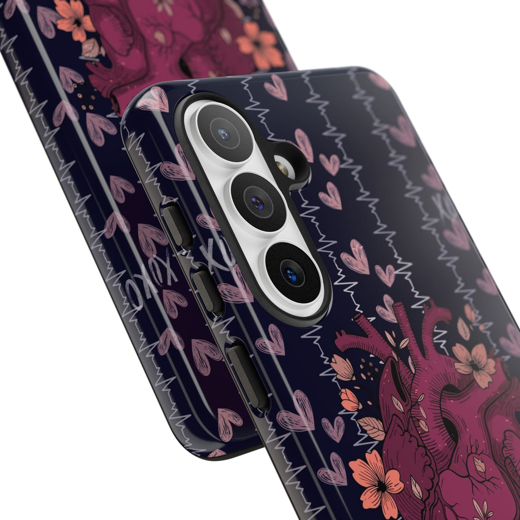 Dark Anatomical Heart Phone Case
