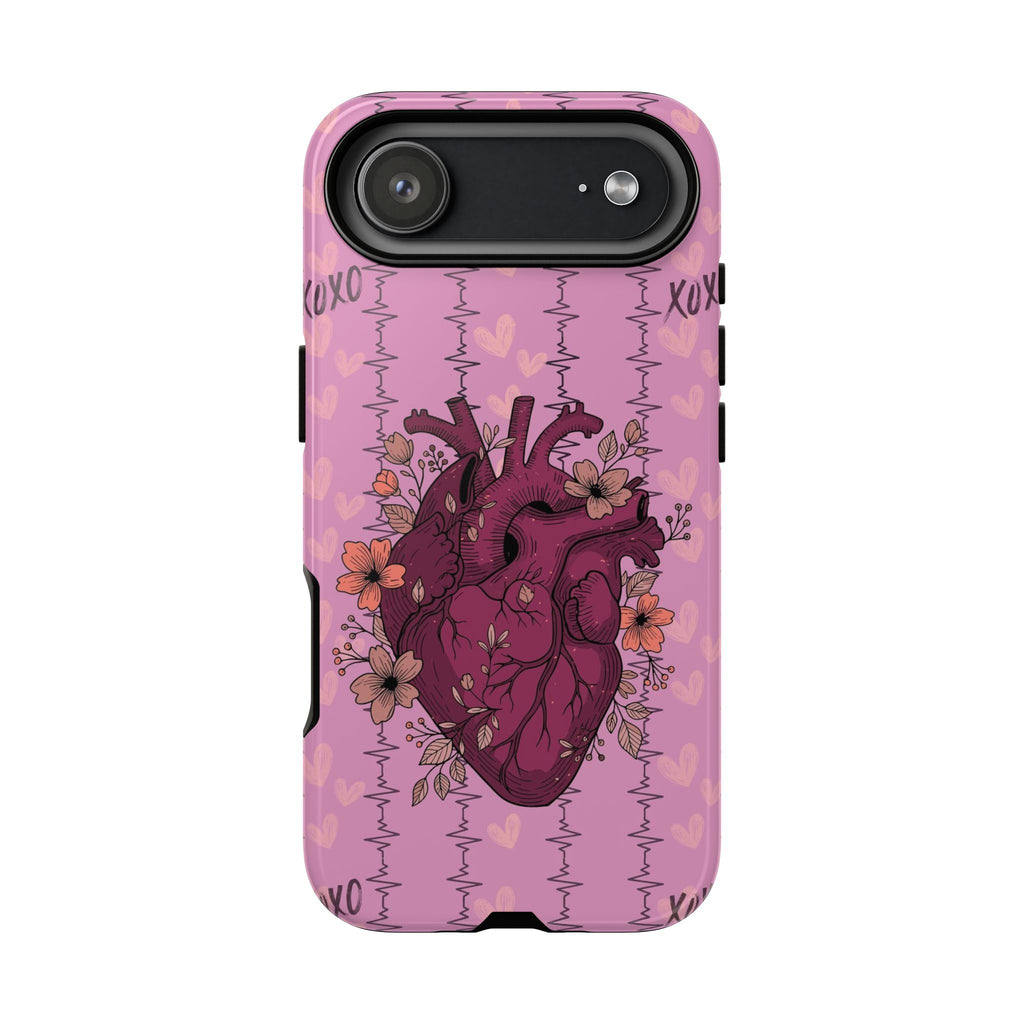 Pink Anatomical Heart Phone Case