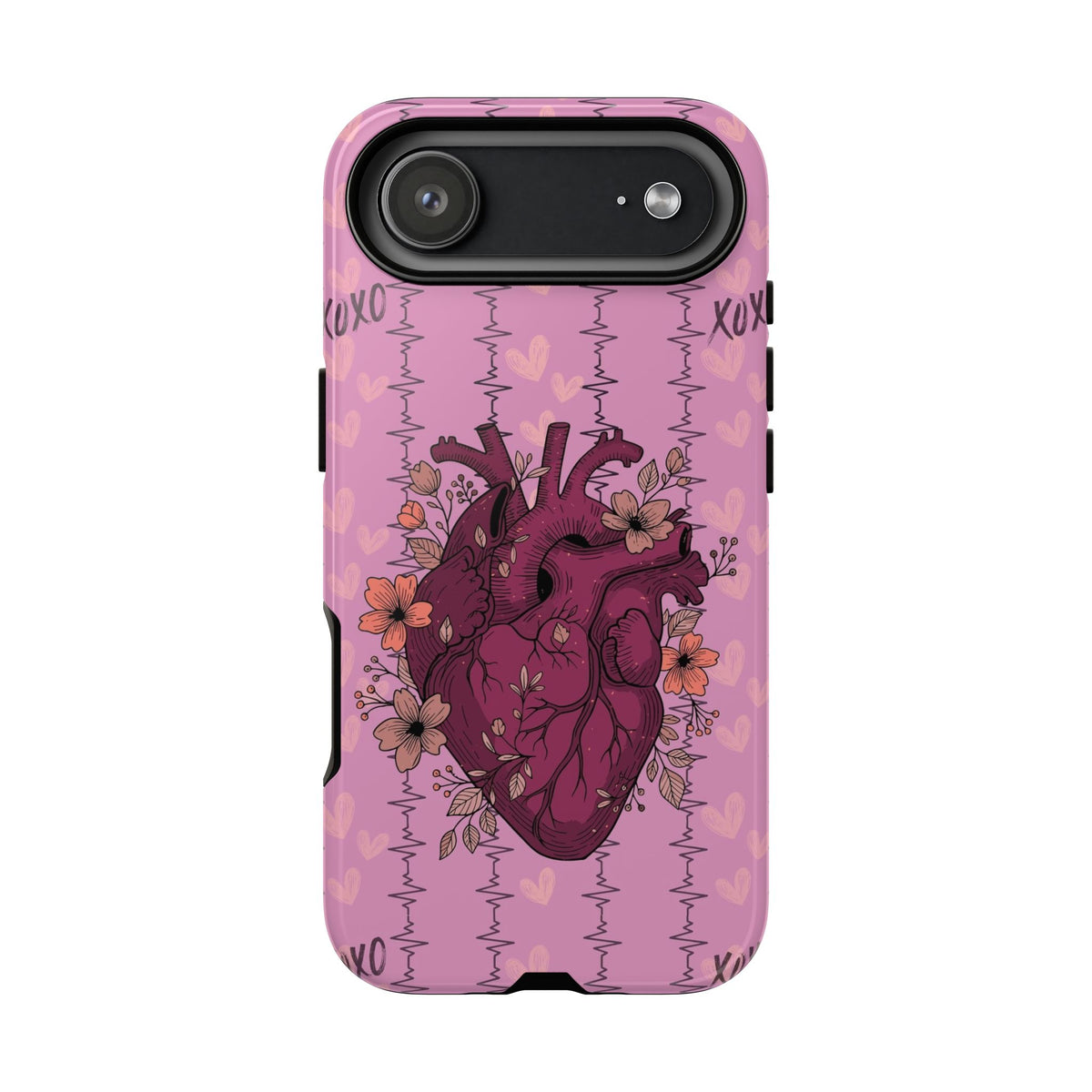 Pink Anatomical Heart Phone Case
