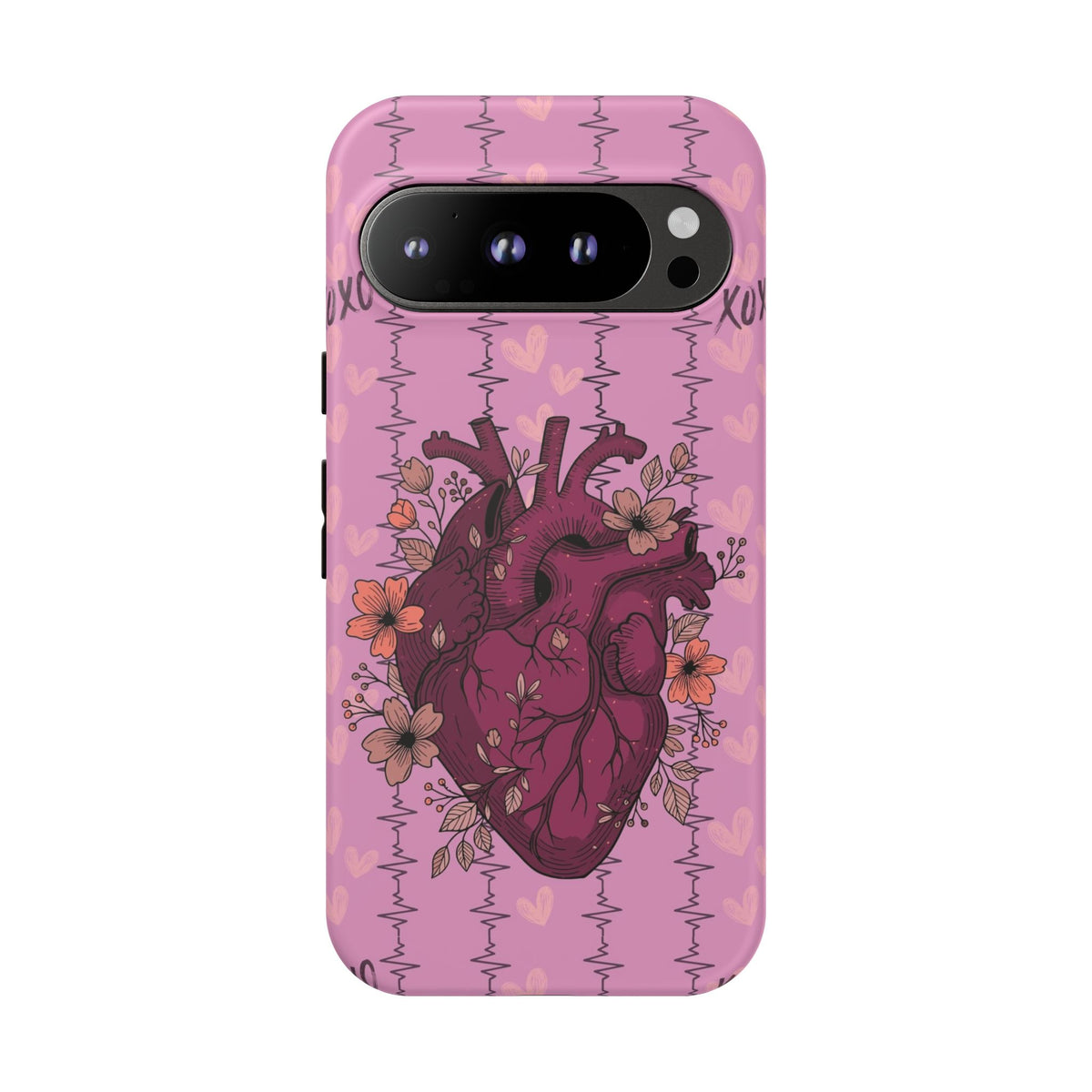 Pink Anatomical Heart Phone Case