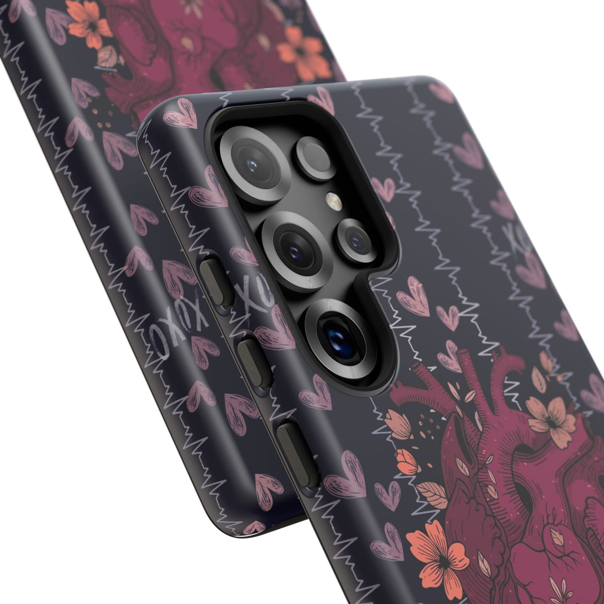 Dark Anatomical Heart Phone Case