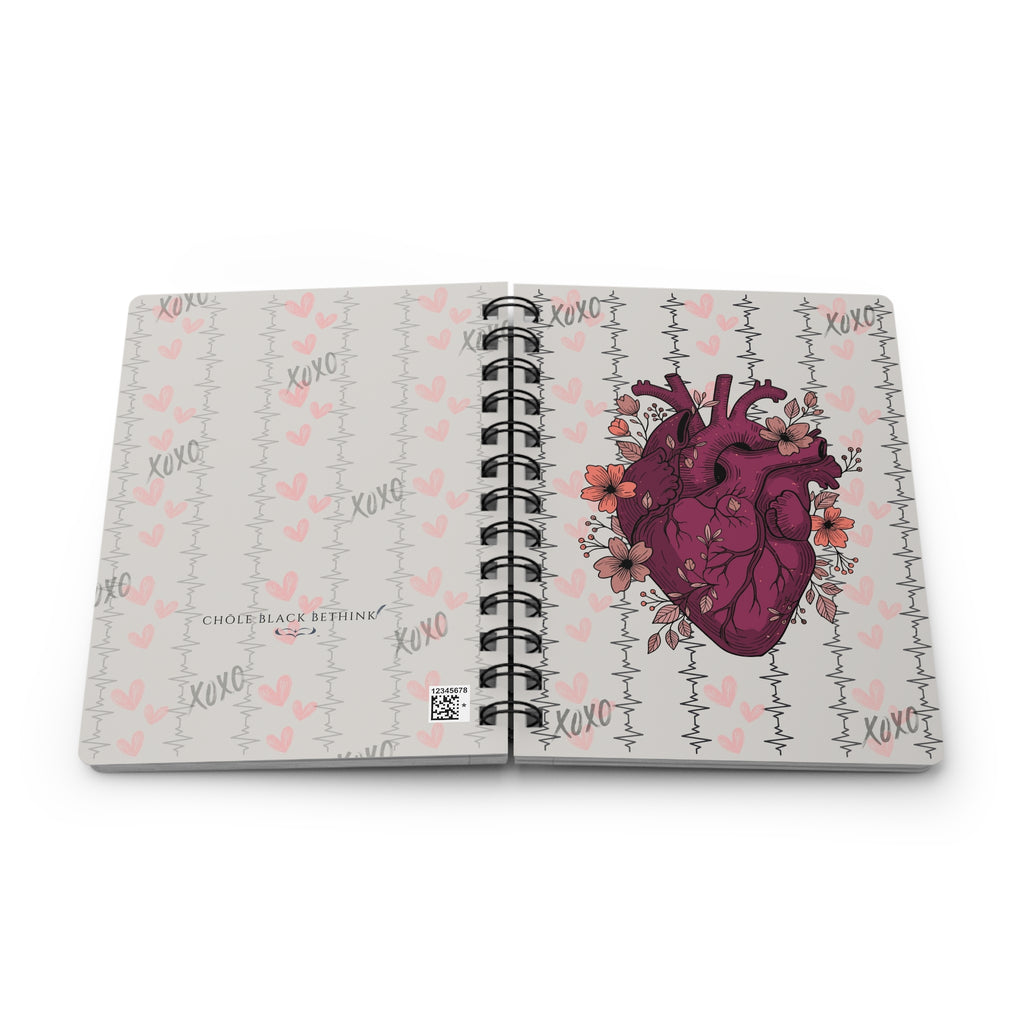 Love Is a Rhythm — Anatomical Heart Spiral Journal