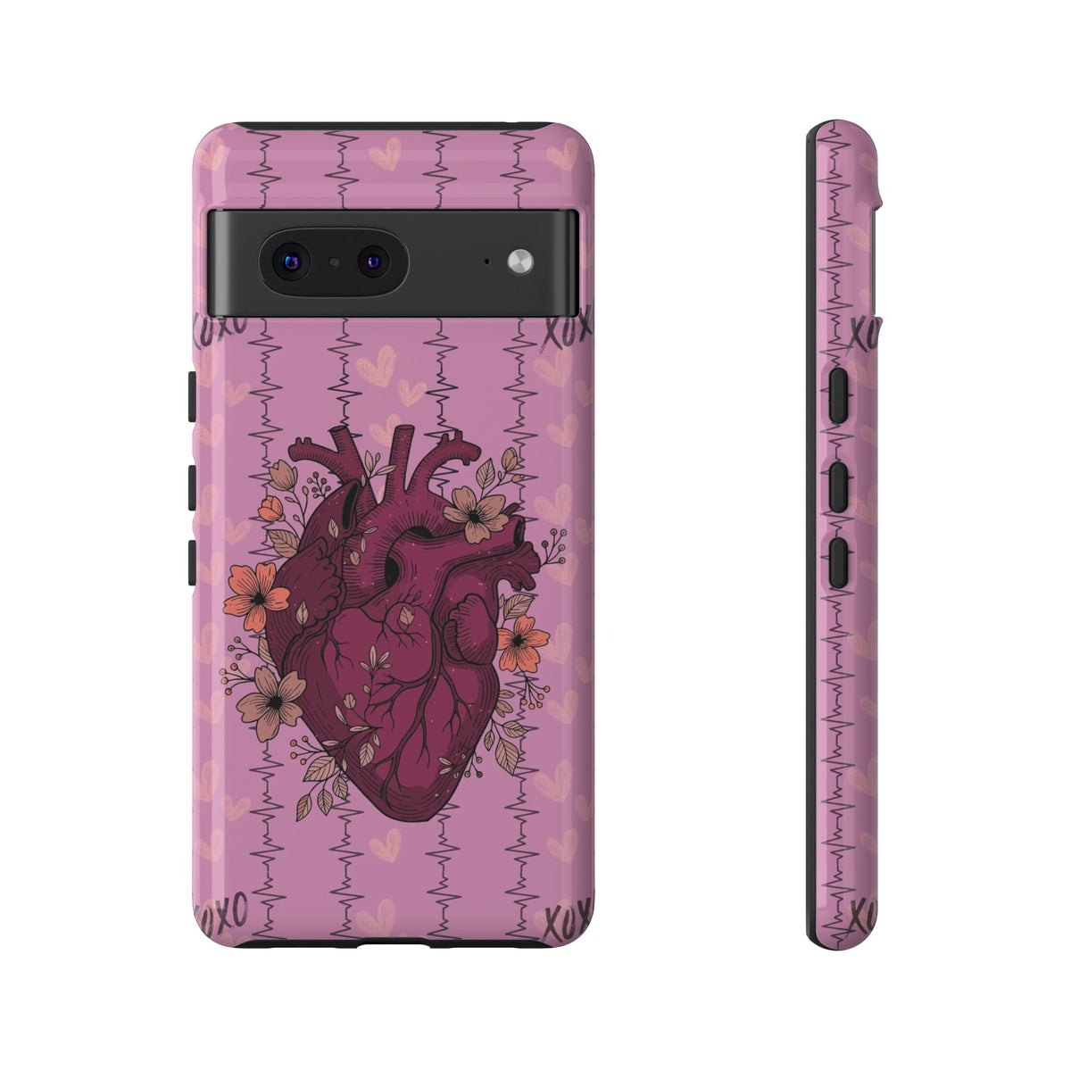 Pink Anatomical Heart Phone Case