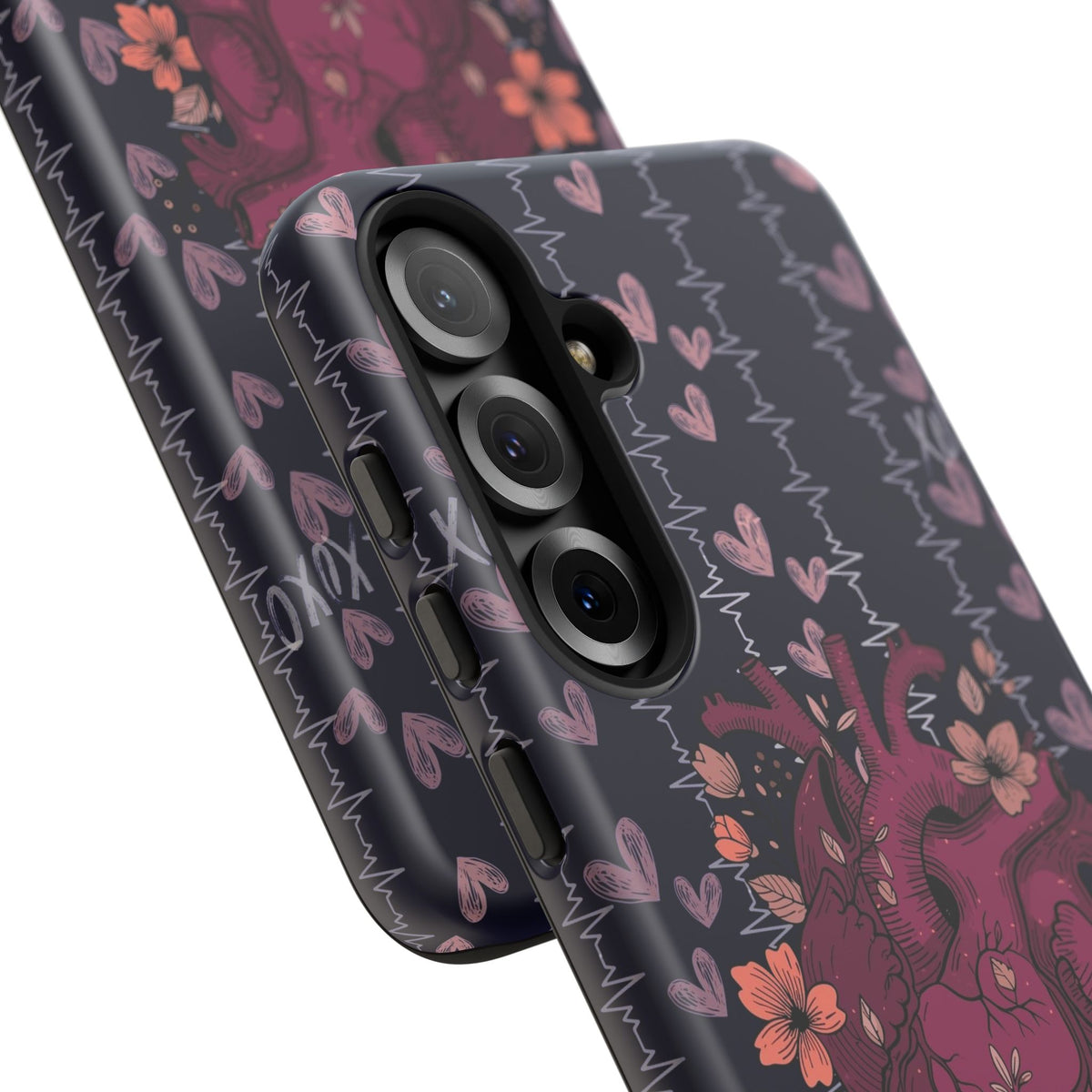 Dark Anatomical Heart Phone Case