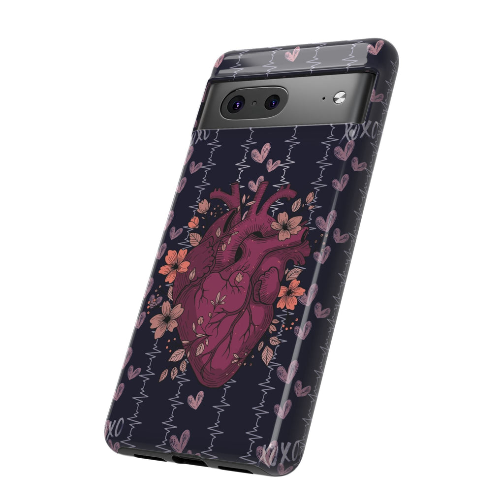 Dark Anatomical Heart Phone Case