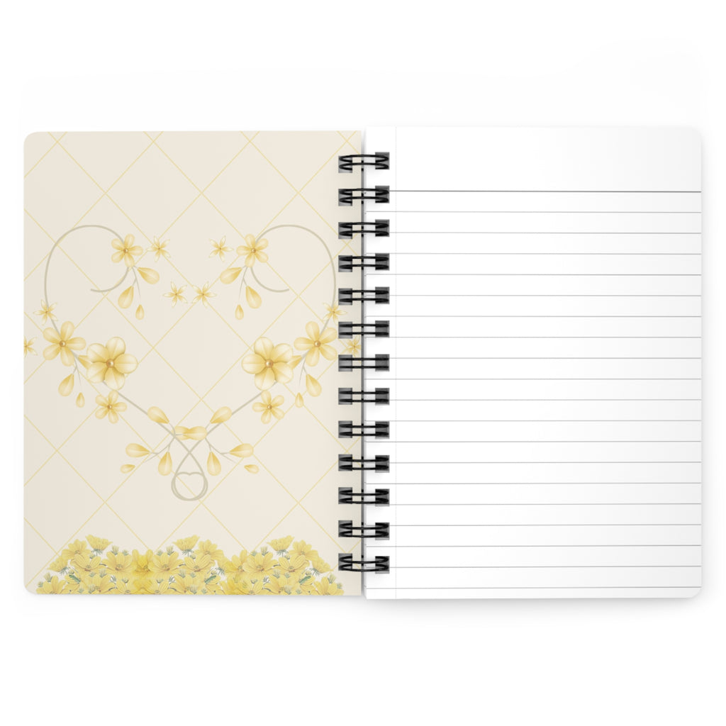 Yellow Sprig Spiral Notebook