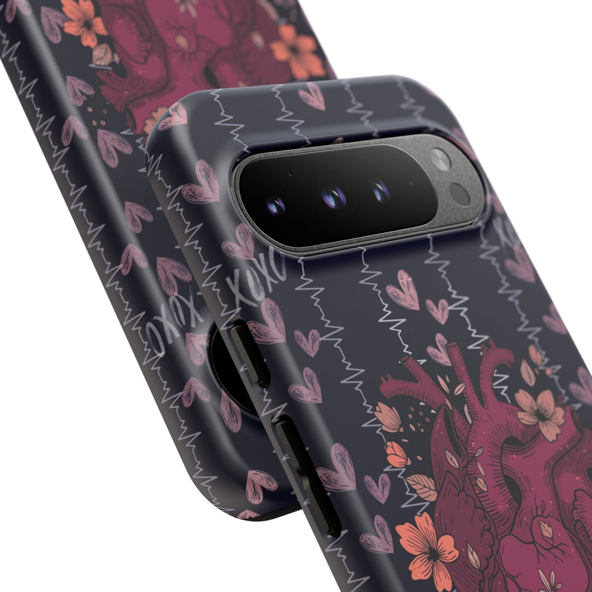 Dark Anatomical Heart Phone Case