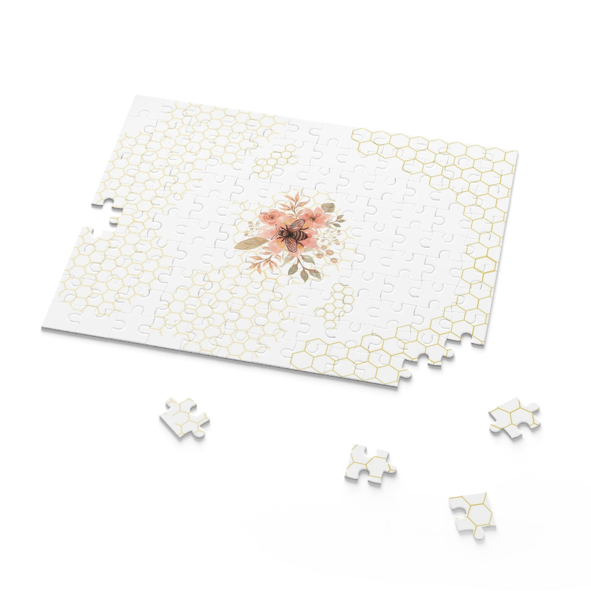 Honeycomb with floral Puzzle