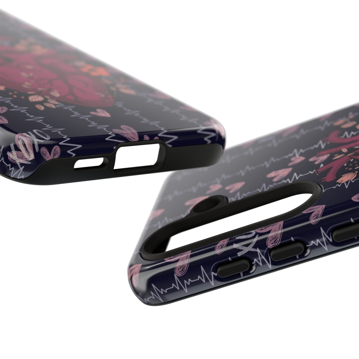 Dark Anatomical Heart Phone Case