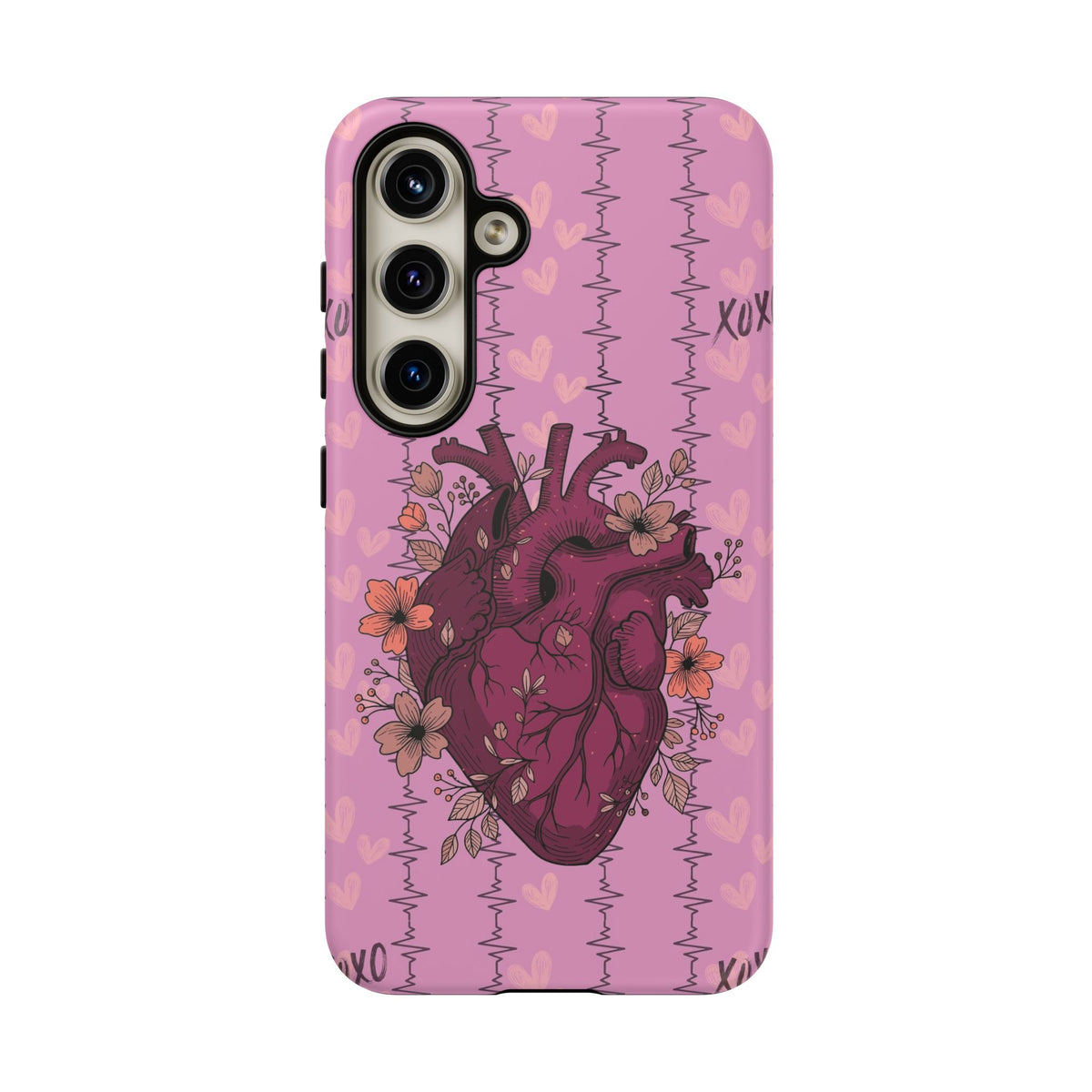 Pink Anatomical Heart Phone Case