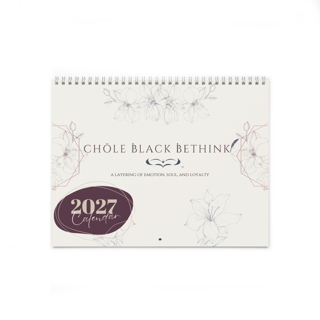 2027 Bethink Wall Calendar — Monthly Planner with Notes