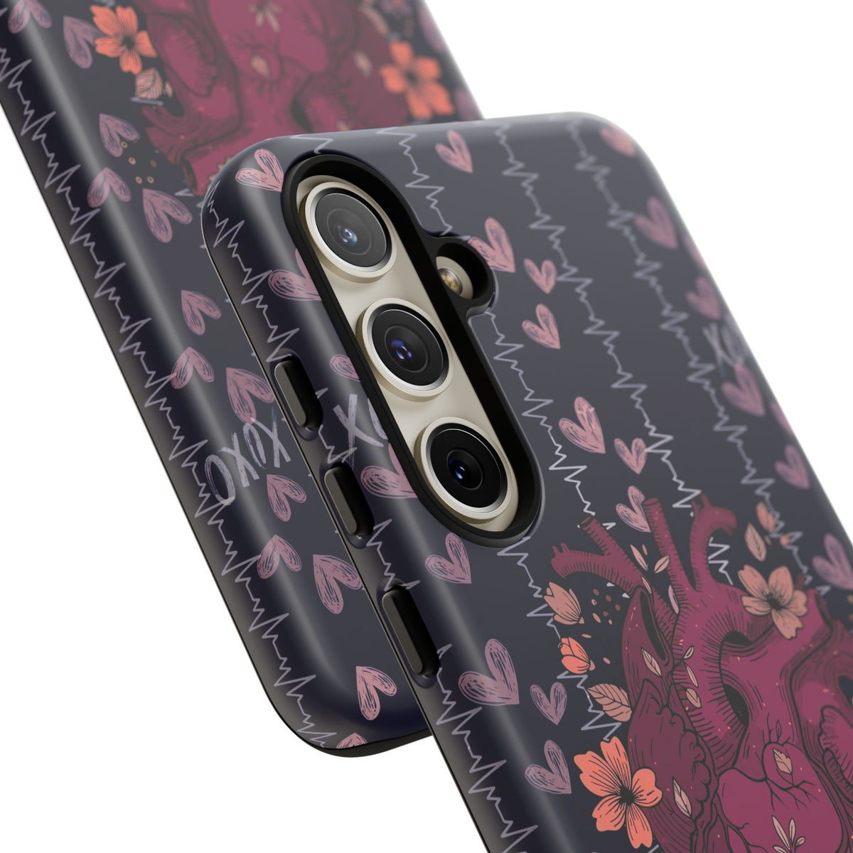 Dark Anatomical Heart Phone Case