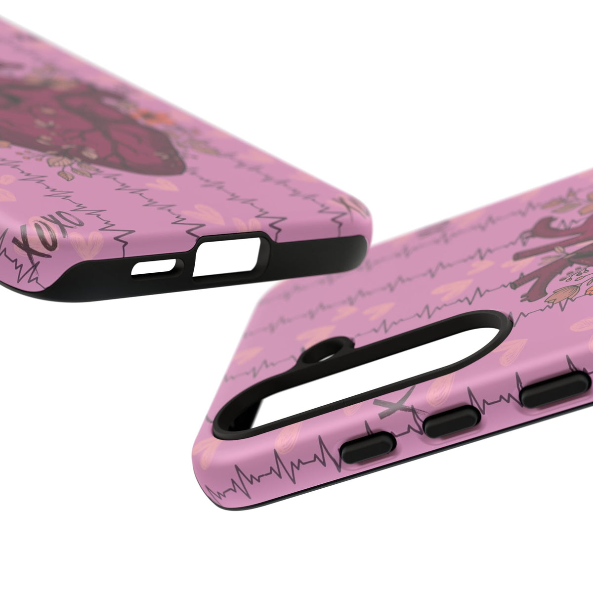Pink Anatomical Heart Phone Case