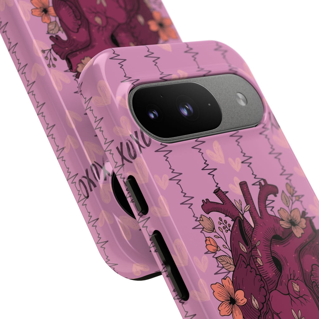 Pink Anatomical Heart Phone Case