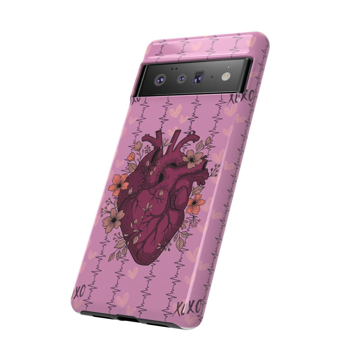 Pink Anatomical Heart Phone Case