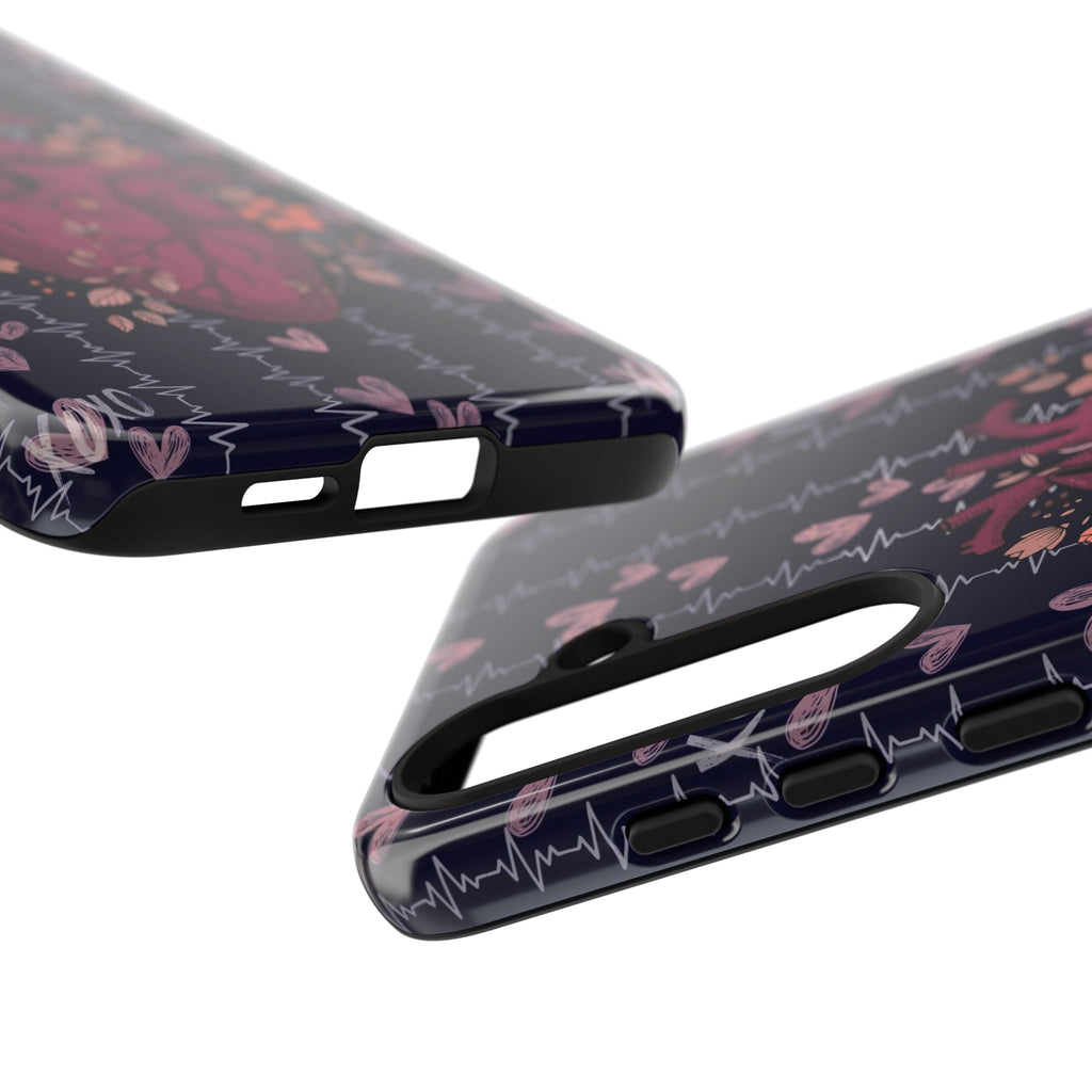 Dark Anatomical Heart Phone Case