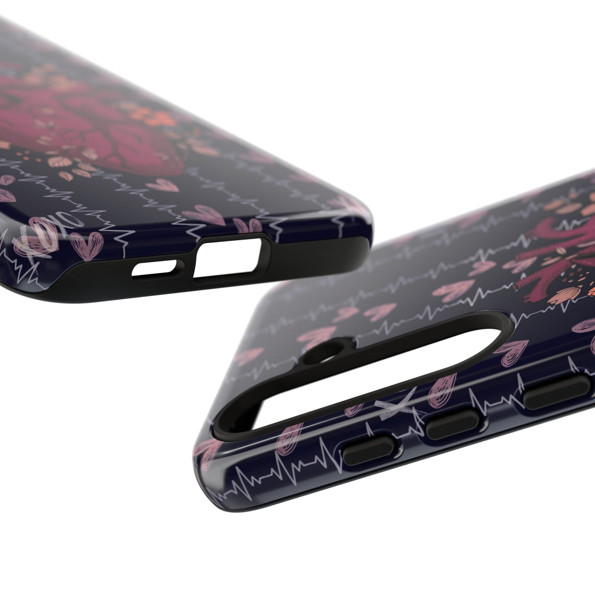 Dark Anatomical Heart Phone Case