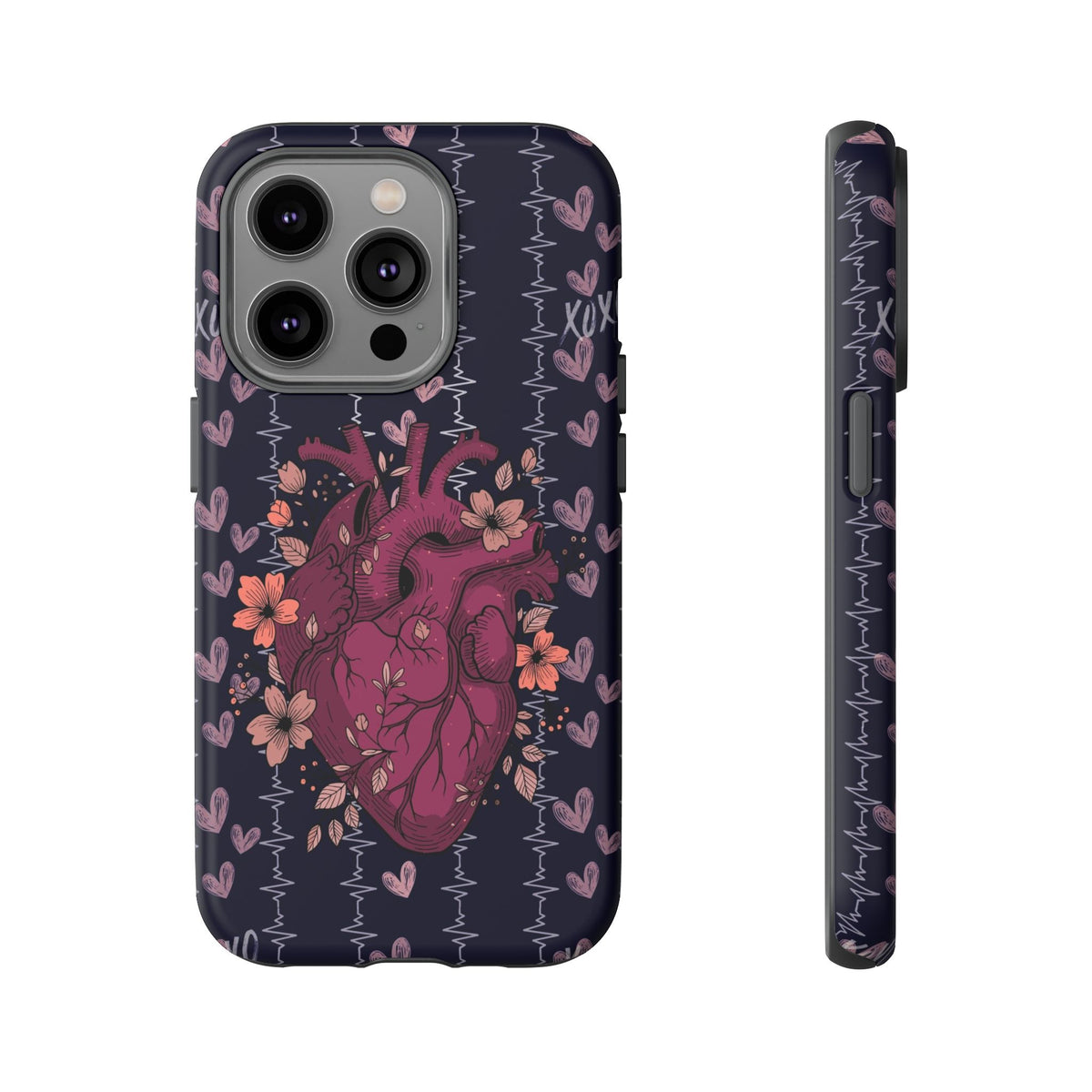 Dark Anatomical Heart Phone Case