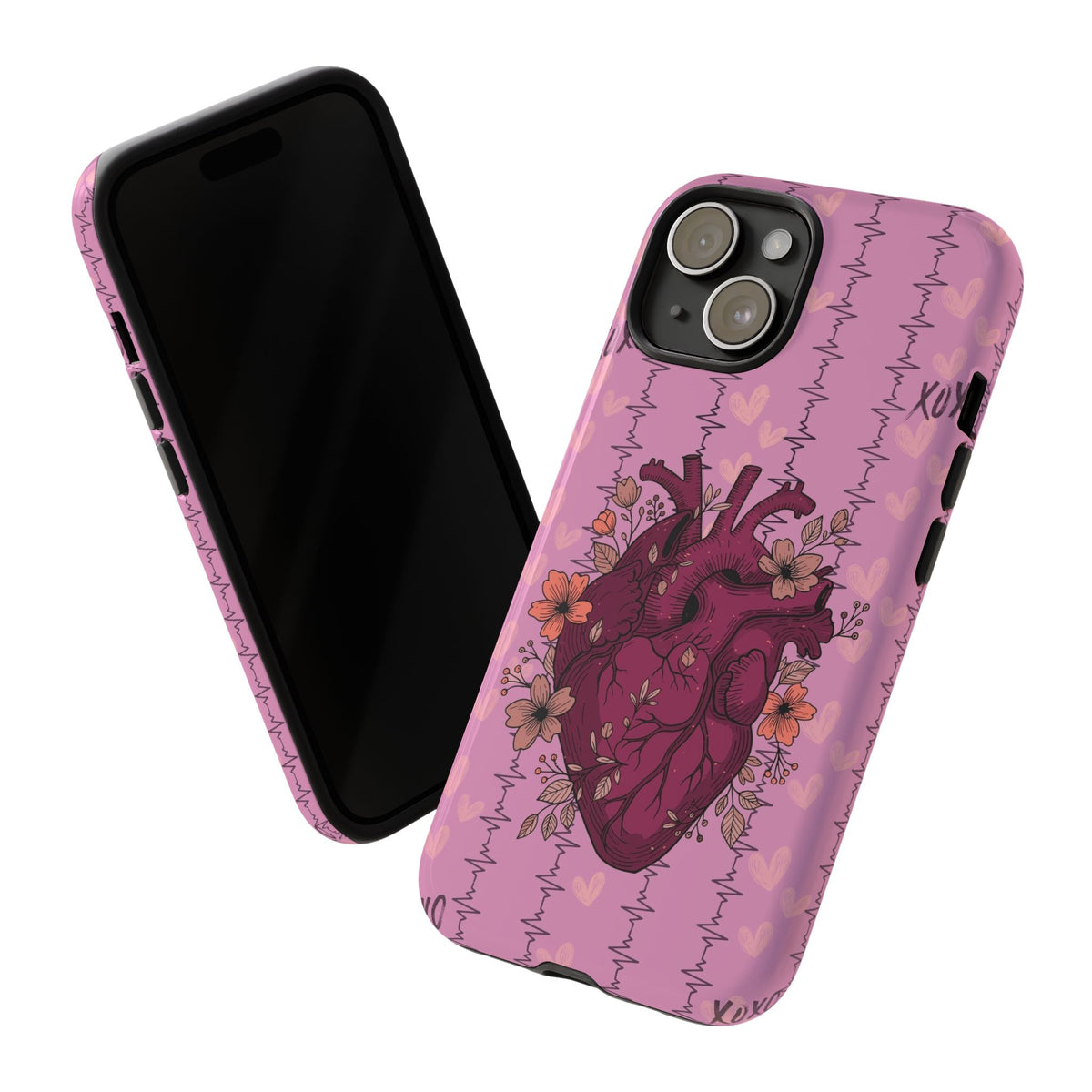 Pink Anatomical Heart Phone Case