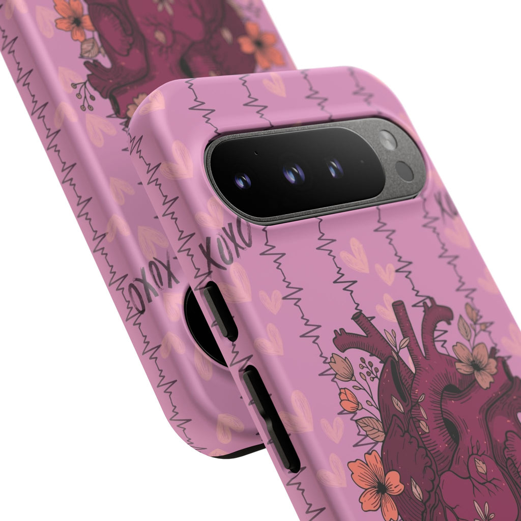 Pink Anatomical Heart Phone Case