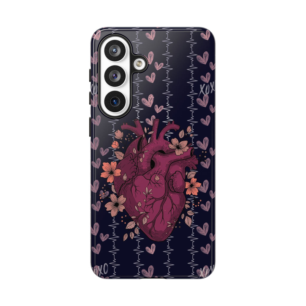 Dark Anatomical Heart Phone Case