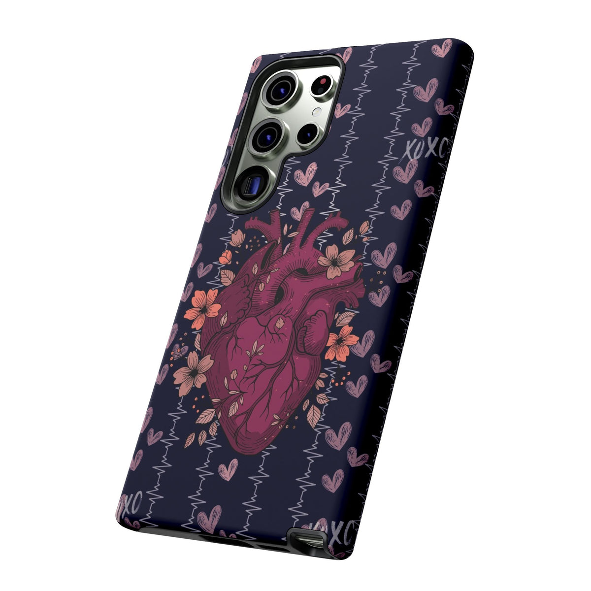 Dark Anatomical Heart Phone Case