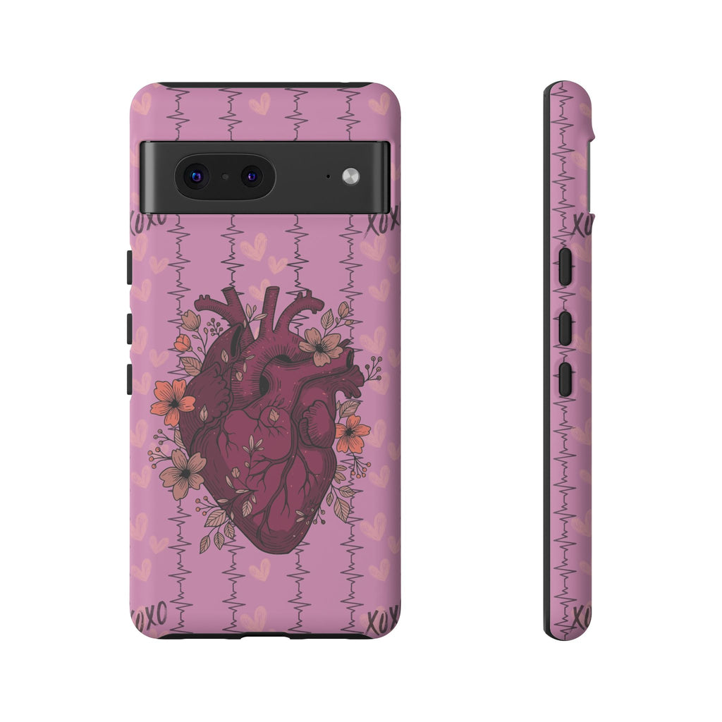 Pink Anatomical Heart Phone Case