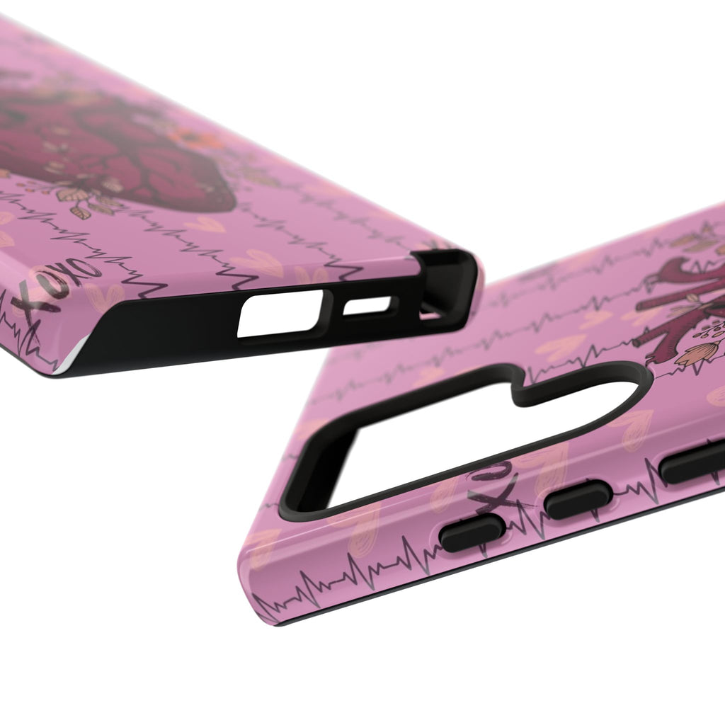 Pink Anatomical Heart Phone Case
