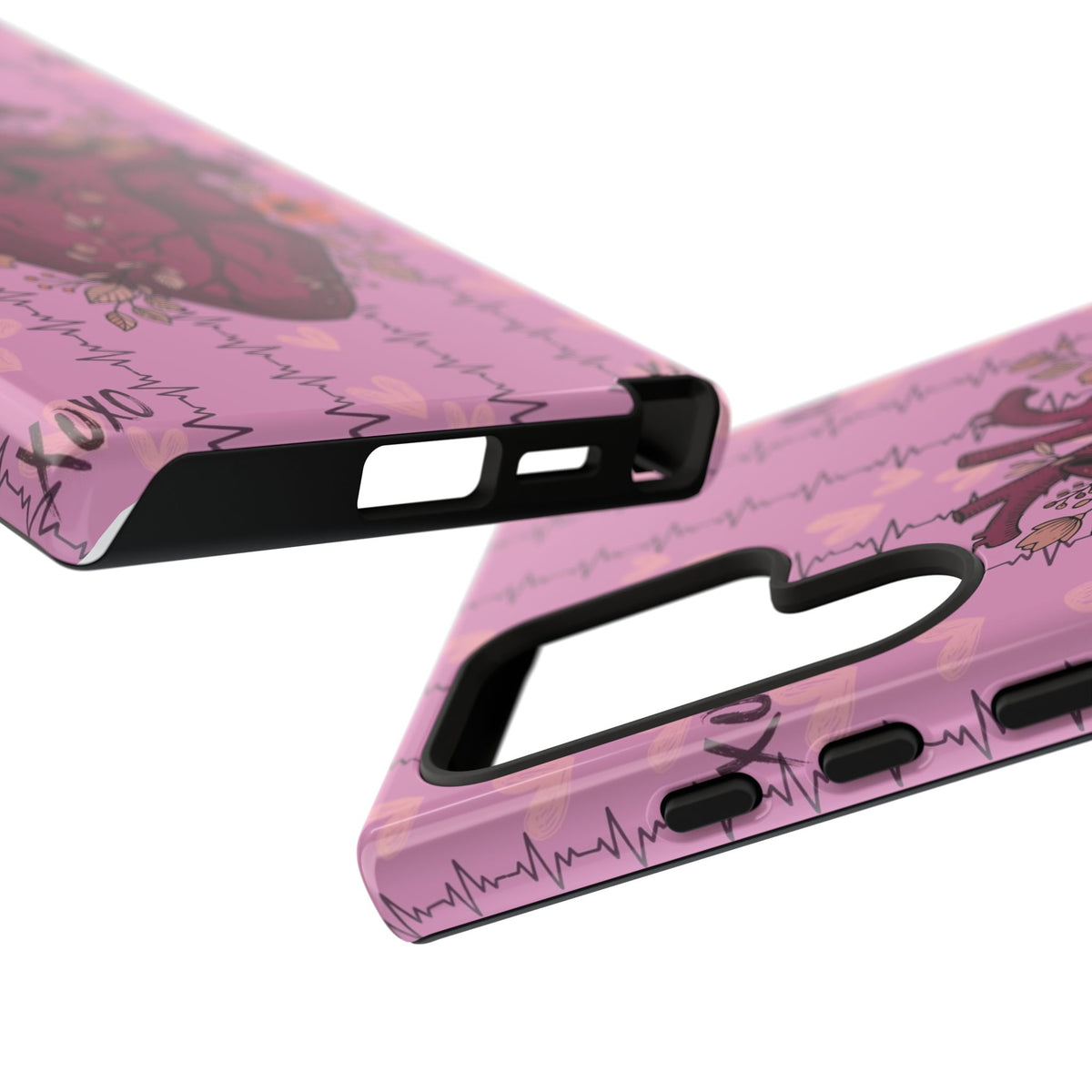 Pink Anatomical Heart Phone Case