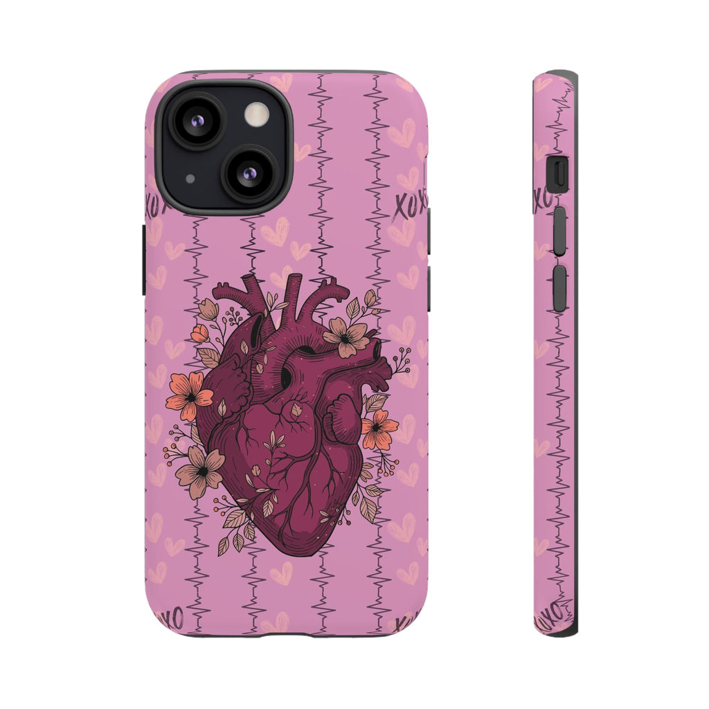 Pink Anatomical Heart Phone Case