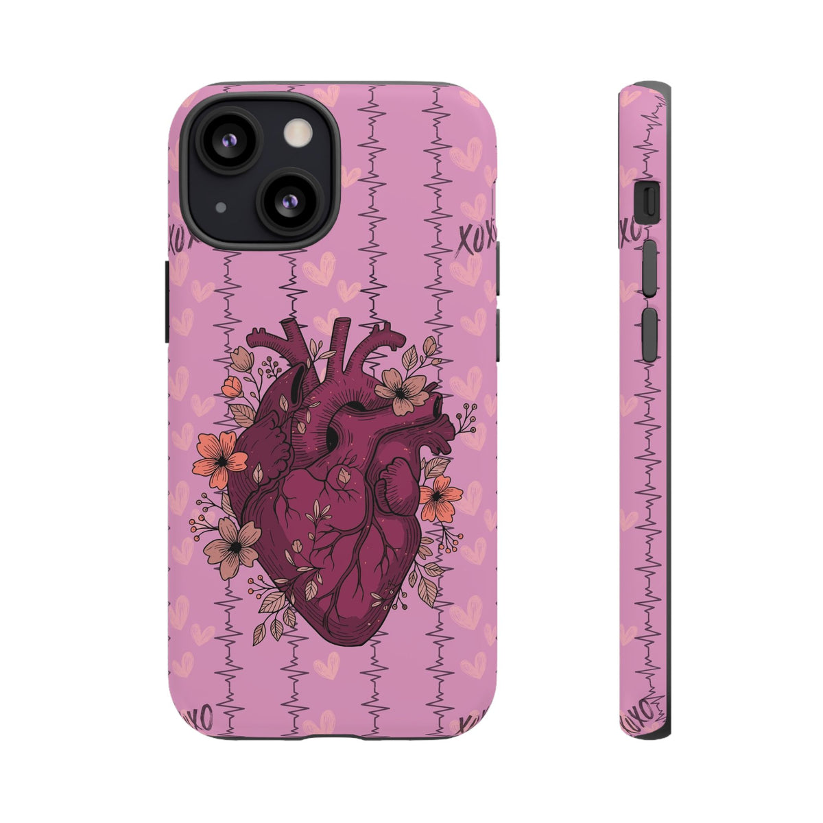 Pink Anatomical Heart Phone Case