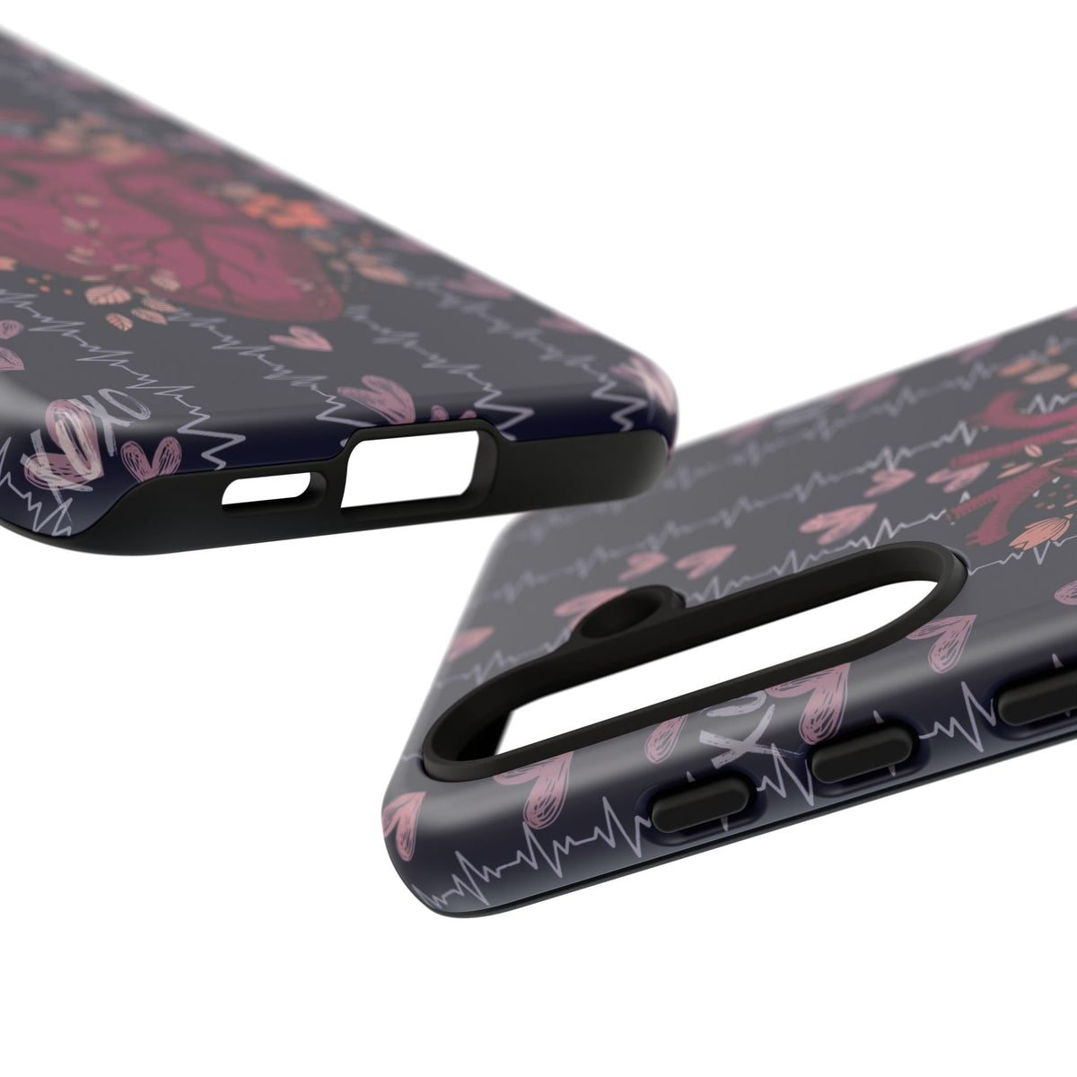 Dark Anatomical Heart Phone Case