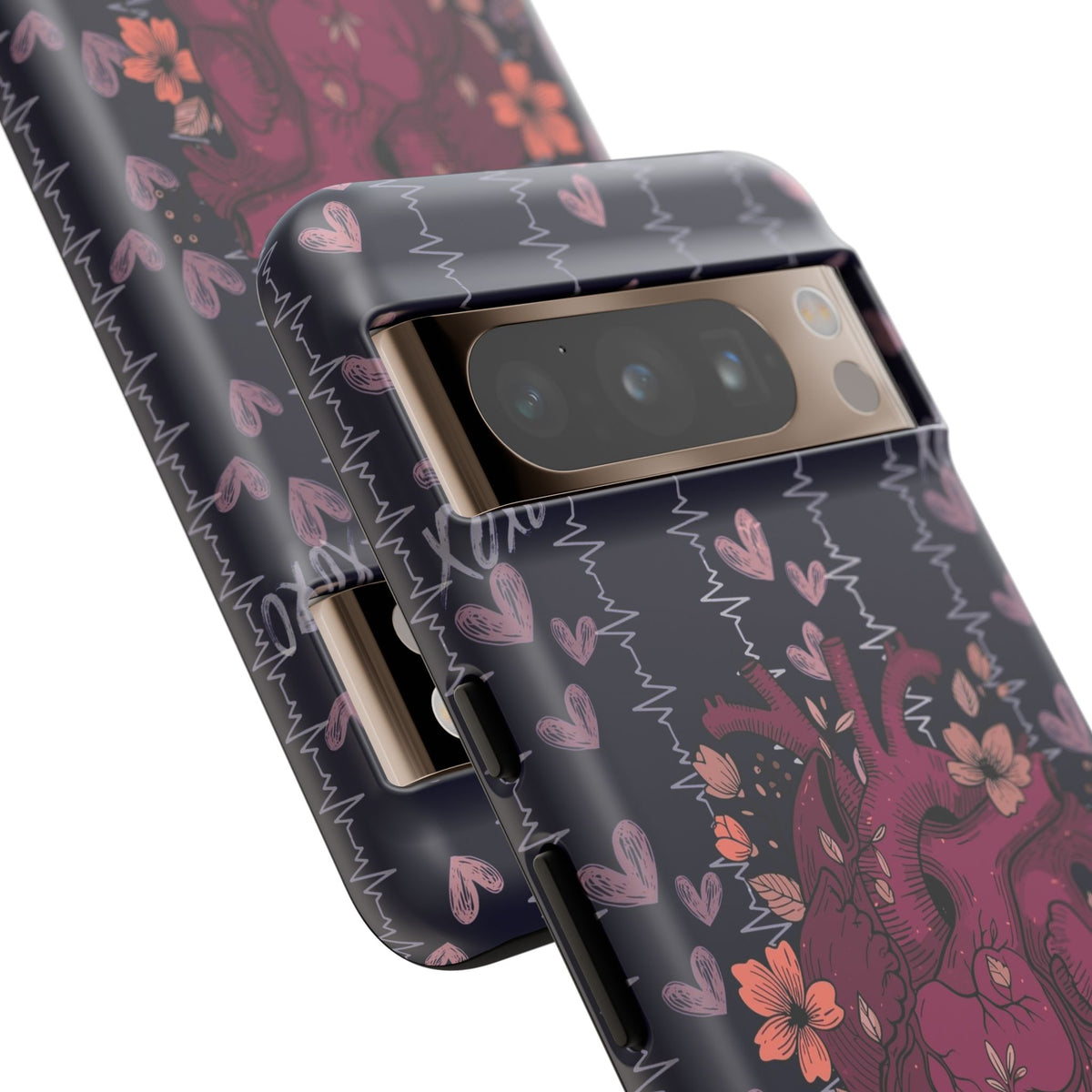 Dark Anatomical Heart Phone Case