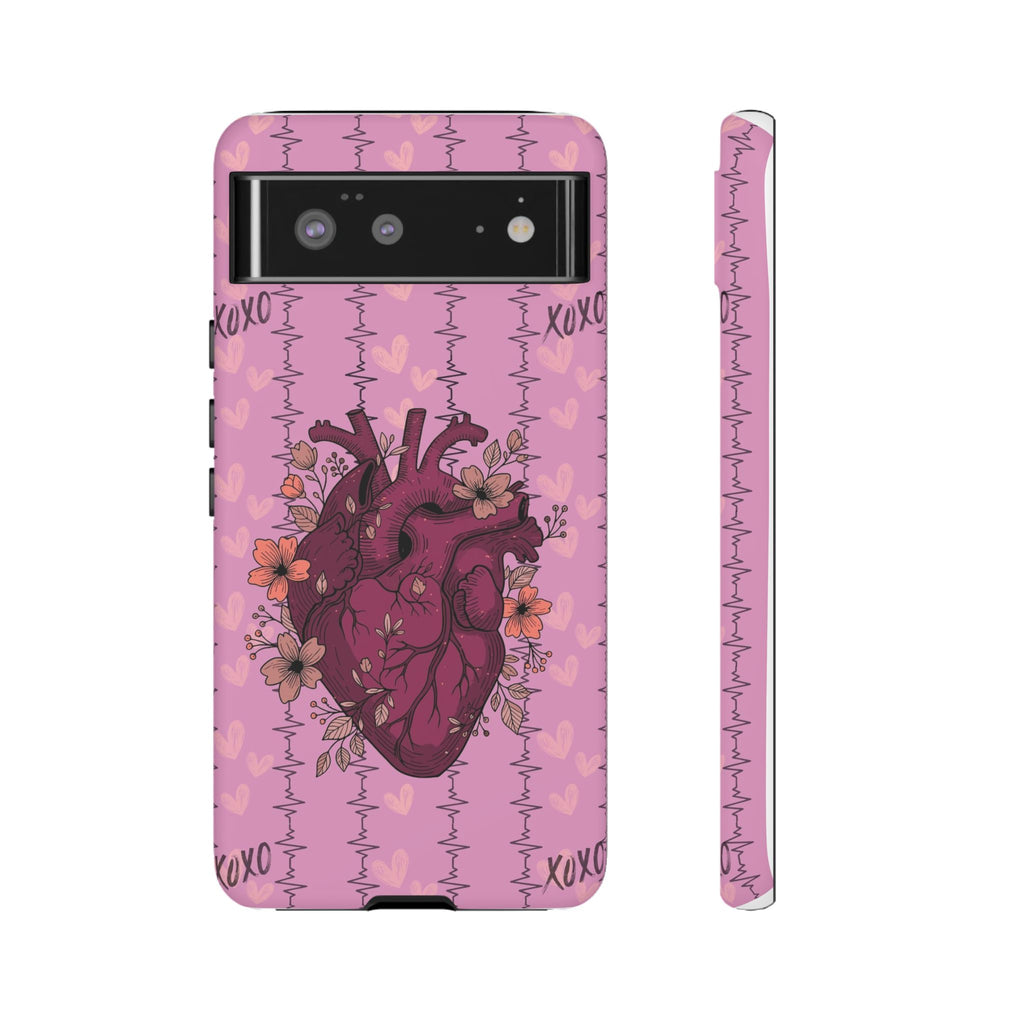 Pink Anatomical Heart Phone Case