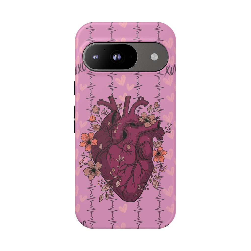 Pink Anatomical Heart Phone Case