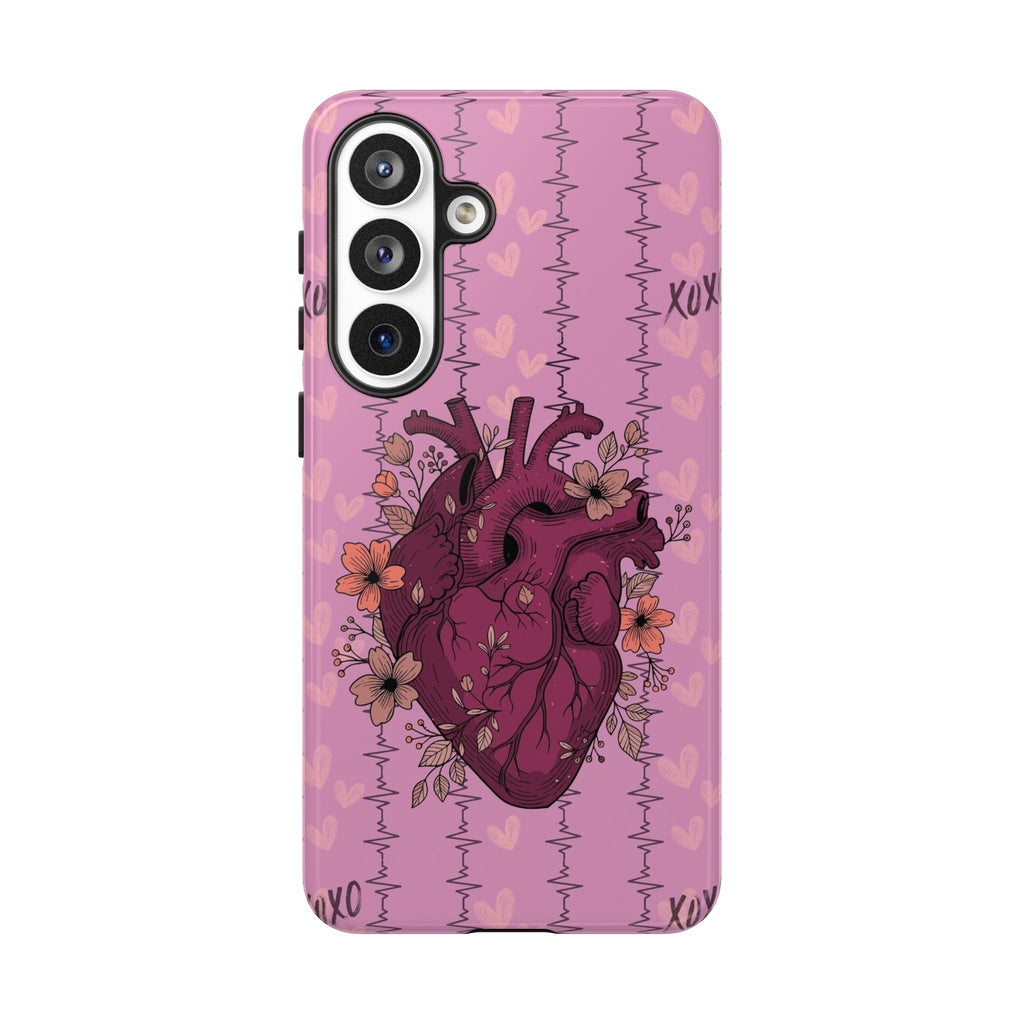 Pink Anatomical Heart Phone Case