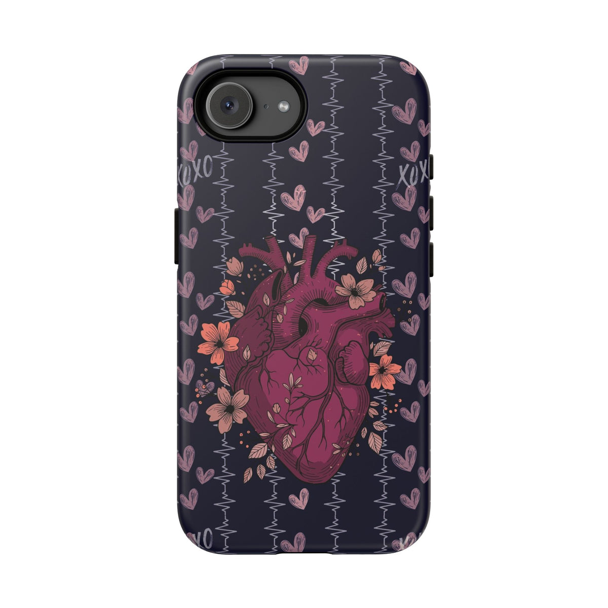 Dark Anatomical Heart Phone Case