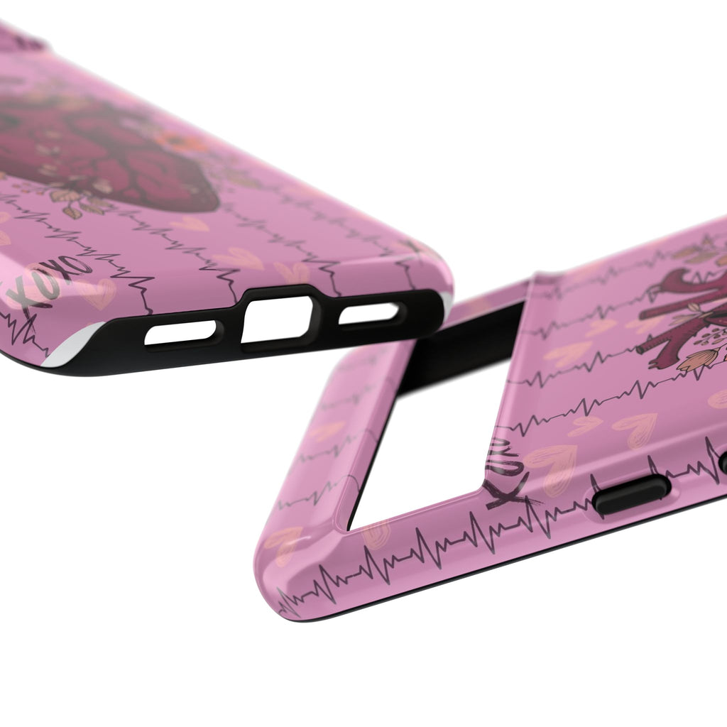 Pink Anatomical Heart Phone Case