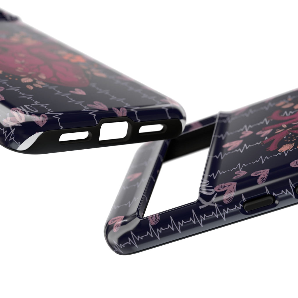 Dark Anatomical Heart Phone Case