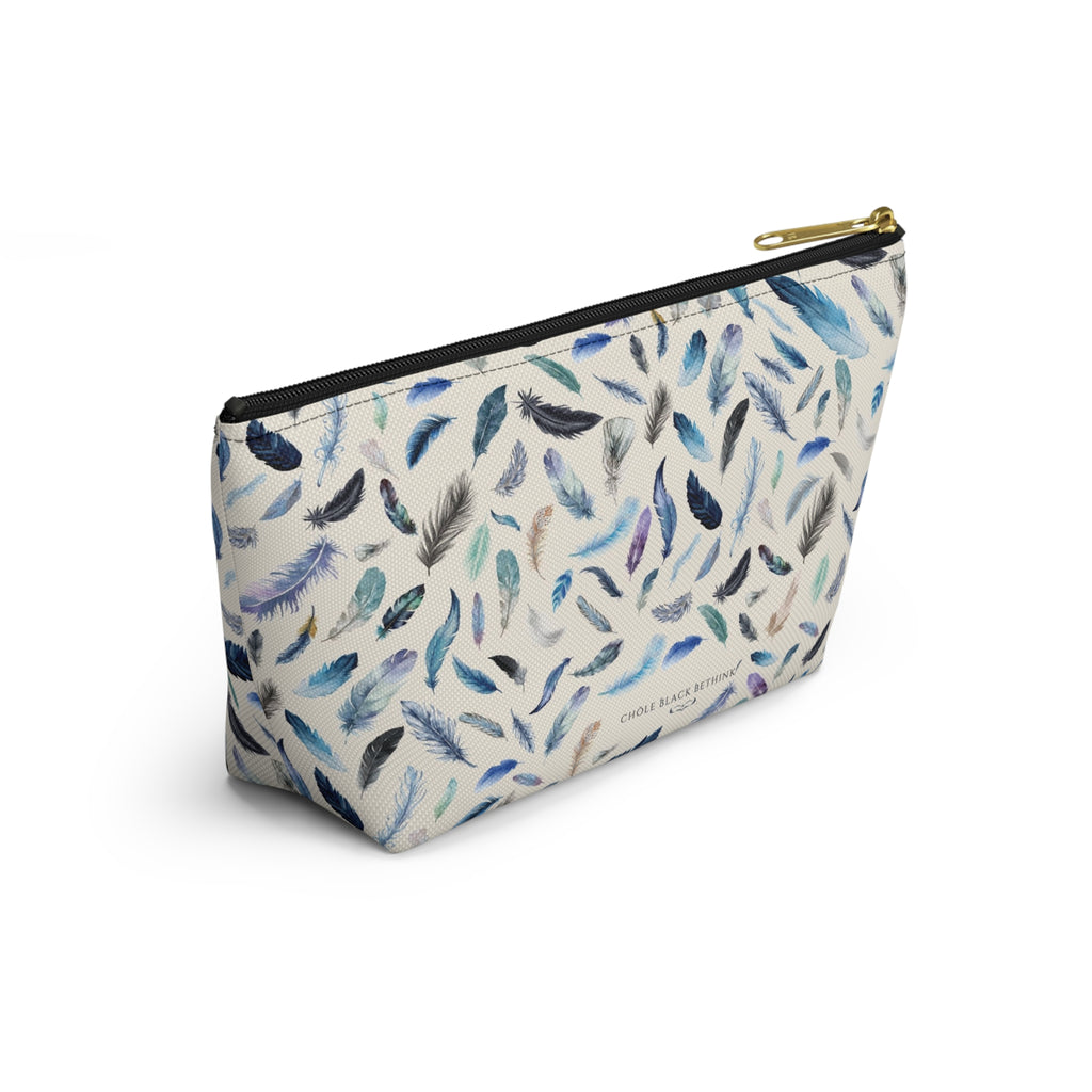 Nevermore Feather Cosmetic Bag