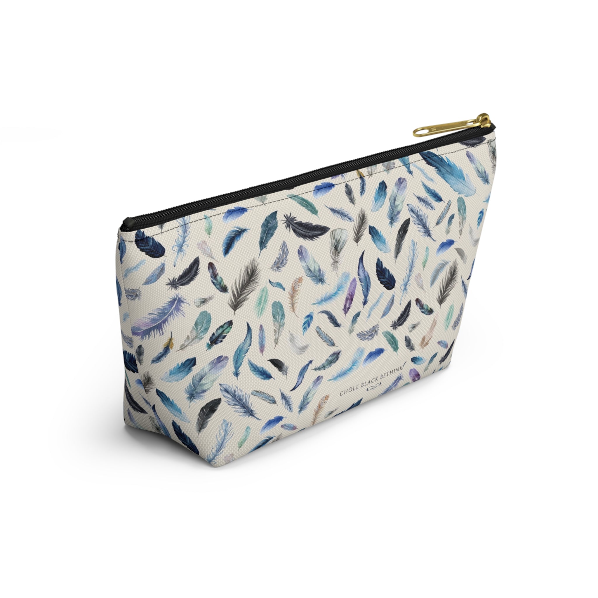 Nevermore Feather Cosmetic Bag