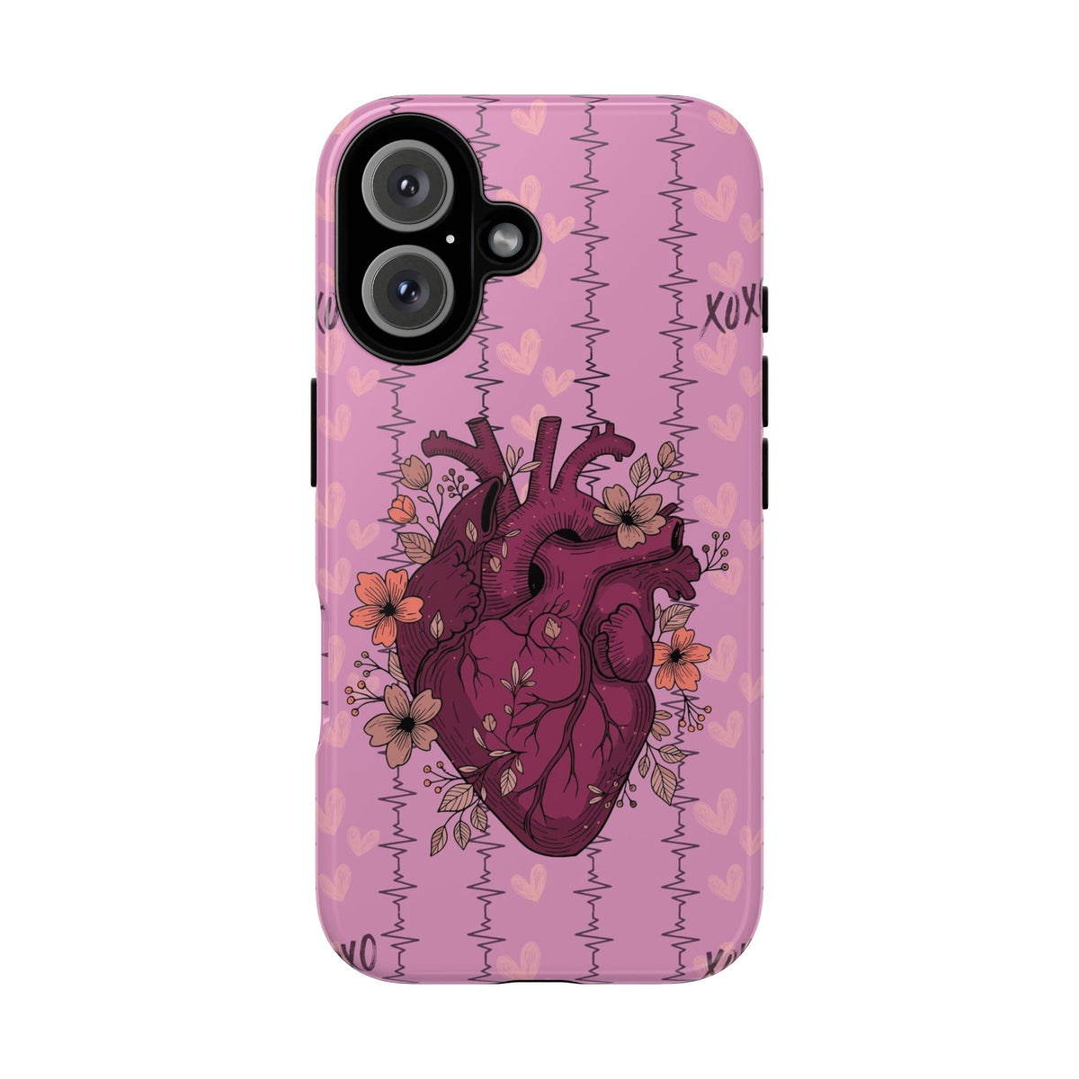 Pink Anatomical Heart Phone Case