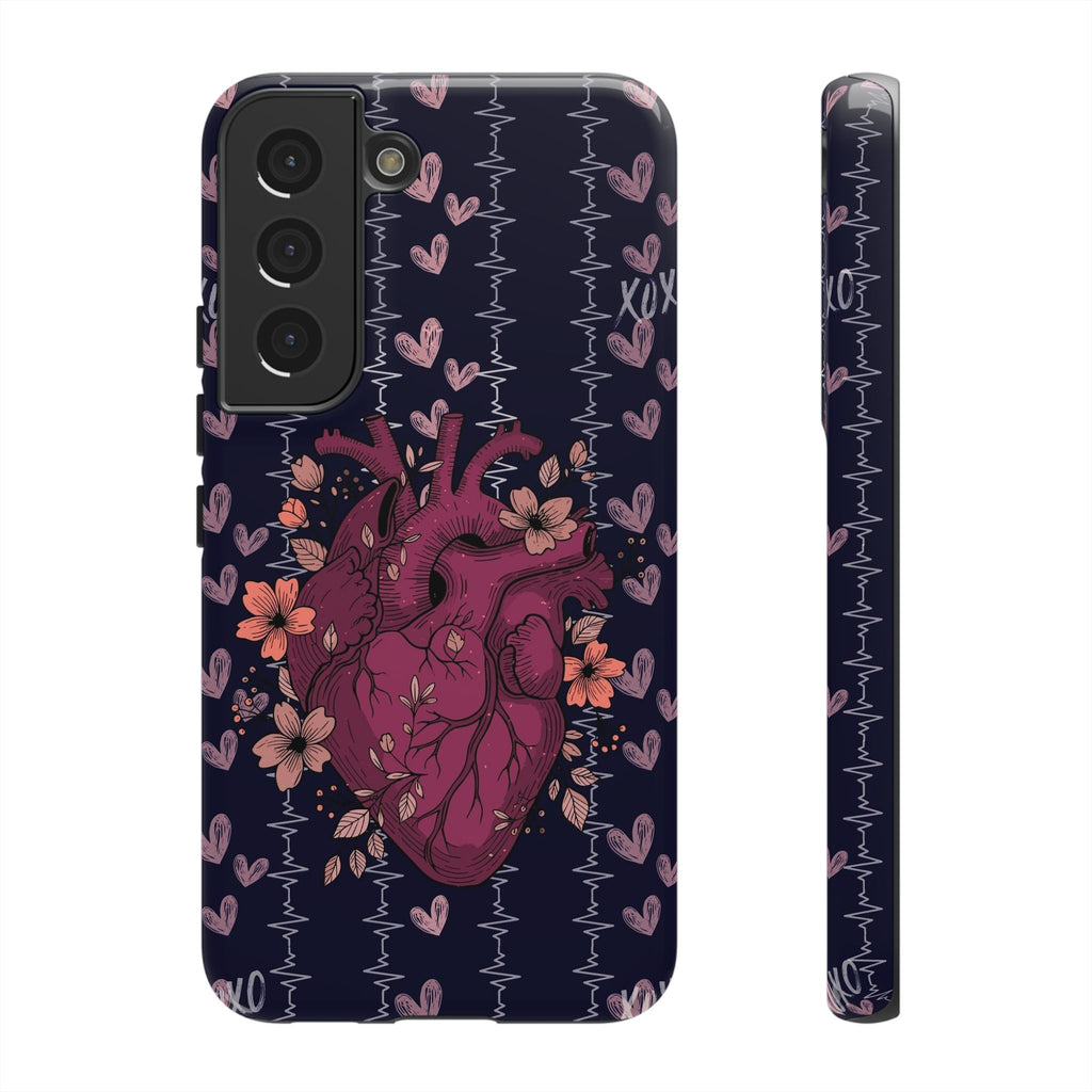 Dark Anatomical Heart Phone Case