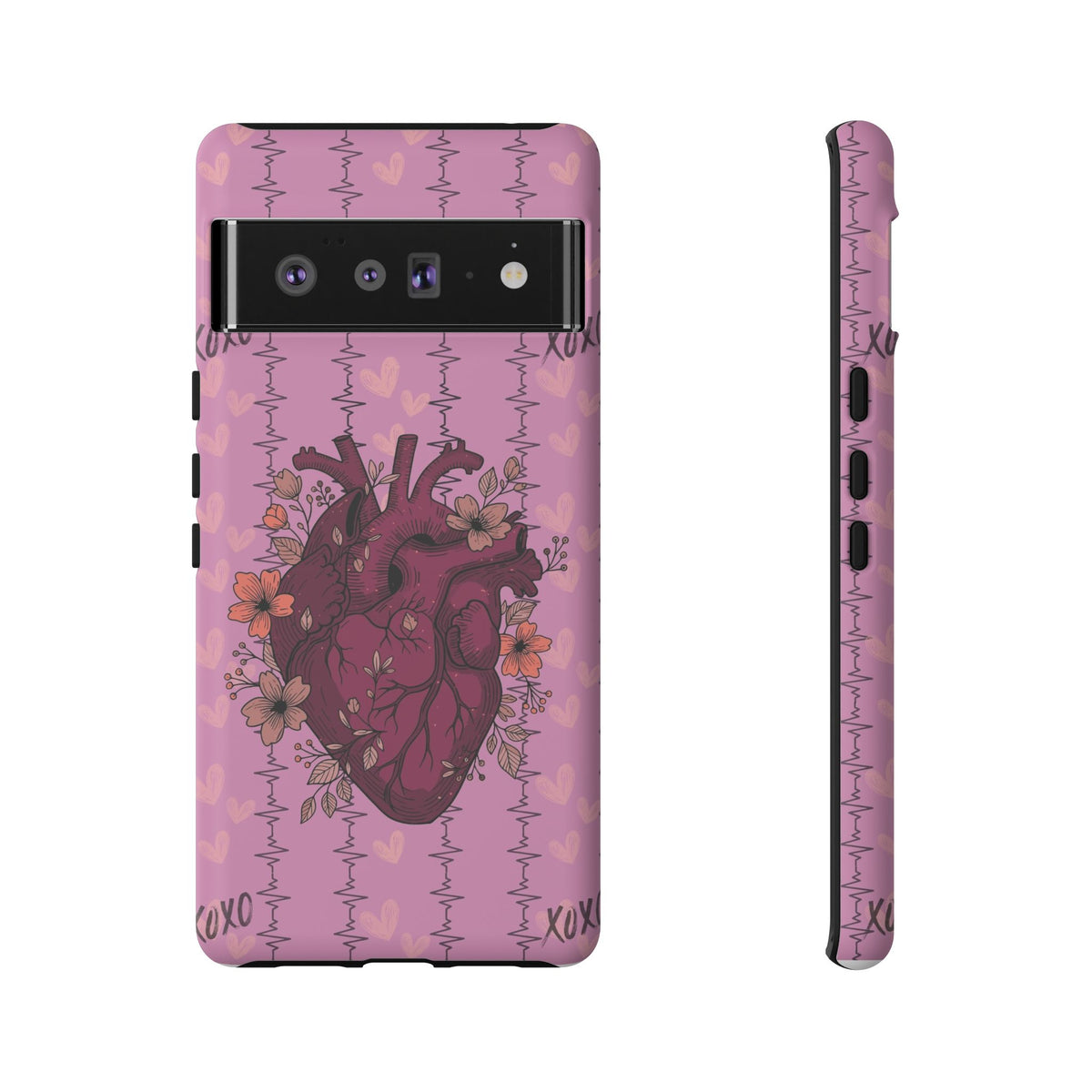 Pink Anatomical Heart Phone Case